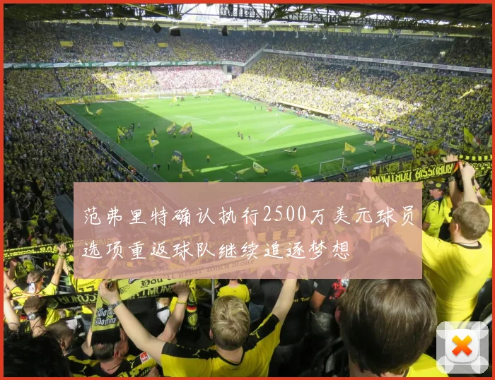 范弗里特确认执行2500万美元球员选项重返球队继续追逐梦想